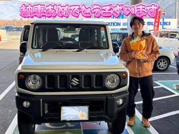 初めての車です♪ジムニー納車しました！